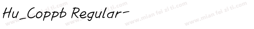 Hu_Coppb Regular字体转换